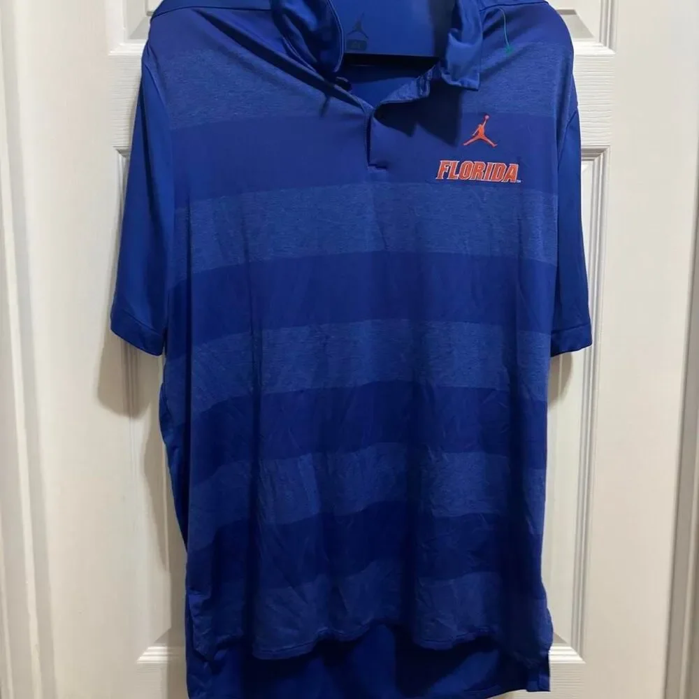 Jordan Men's Blue Polo-shirts